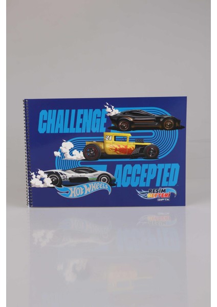 Yeni Sezon Lisanslı Hot Wheels Resim Defteri 17X24 cm 15 Yaprak