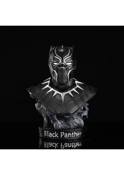 Marvel's Iron Man Black Panther Büst Modeli Figürü (Yurt Dışından)
