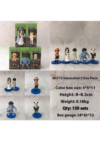One Piece Wcf Çok Figürlü Kompakt Model Seti (Yurt Dışından)