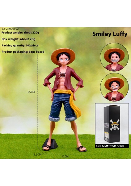 King Of Thieves Çizgi Film Anime Luffy Model Süs Yükseklik Yaklaşık 10-20CM (Yurt Dışından)