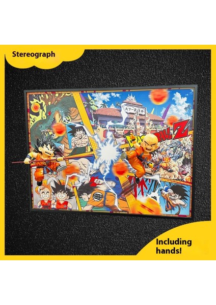 Seven Dragon Ball Diorama 3D Model Süsleme Comic Plus Model (Yurt Dışından)