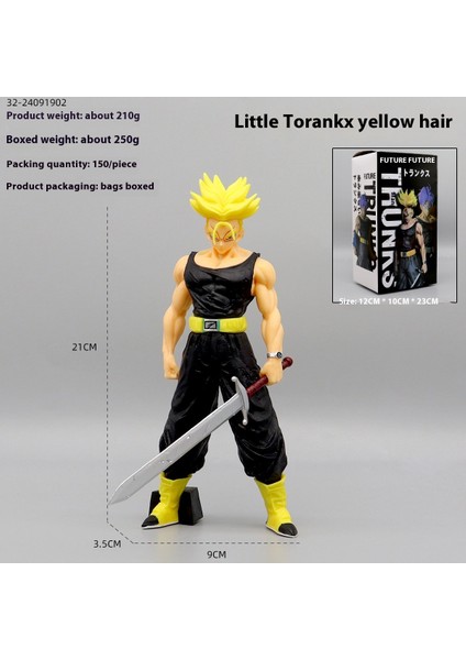 Seven Dragon Ball Anime Goku Vegeta Model Oyuncak Bebek (Yurt Dışından)
