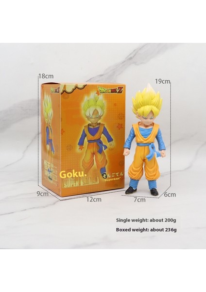 Yedi Dragon Ball Manga Goku Vegeta Model Anime Figürleri (Yurt Dışından)