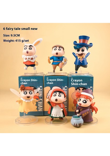 Crayon Shin-Chan Komple Model Süs Seti Anime Hediye Bebekleri (Yurt Dışından)