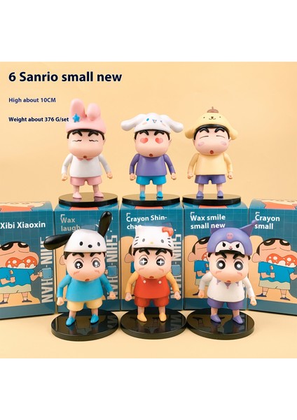 Crayon Shin-Chan Komple Model Süs Seti Anime Hediye Bebekleri (Yurt Dışından)