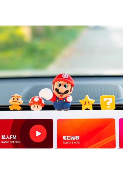 Süper Mario 3D Yapışkan Dekorasyon Süsü (Yurt Dışından)