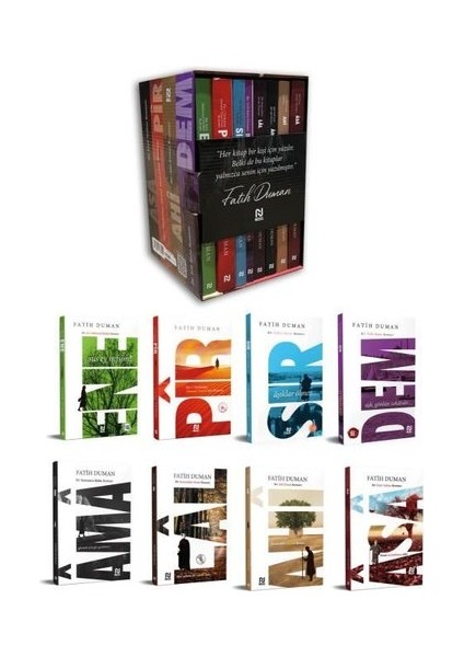Fatih Duman Roman Seti - (8 Kitap Takım-Tamamı Imzalı)