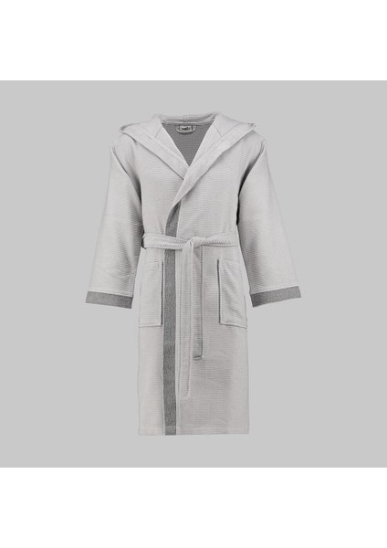 Street Gri Pamuk Medium Beden Bornoz