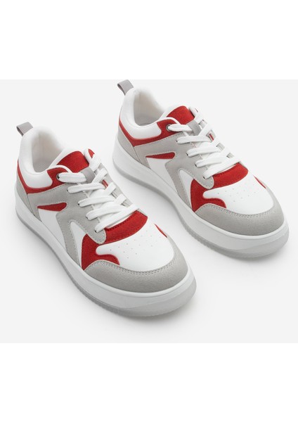 Kadın Sneaker Yüksek Taban Spor Ayakkabı Aryan