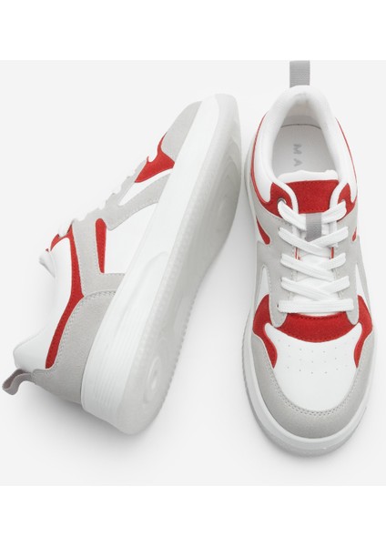 Kadın Sneaker Yüksek Taban Spor Ayakkabı Aryan