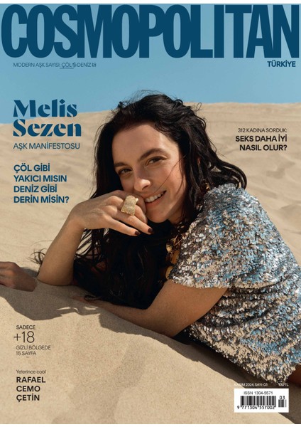 Cosmopolitan Türkiye Dergi Kasım 2024 Sayısı Melis Sezen