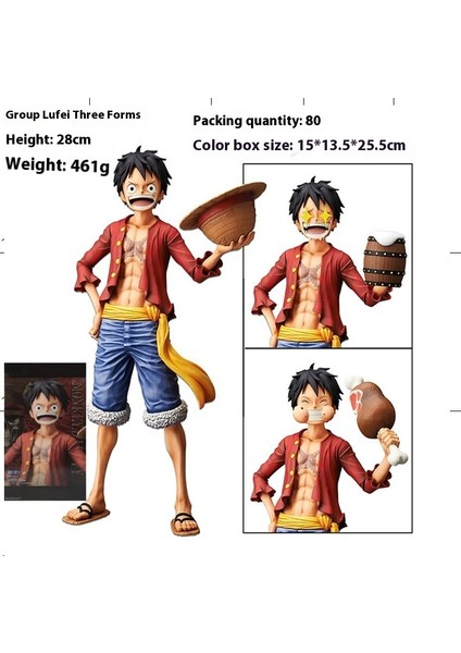King Of Thieves Serisi Karakterleri Luffy Solon Sanji Süs Modeli (Yurt Dışından)