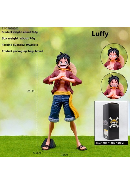 King Of Thieves Çizgi Film Anime Luffy Model Süs Yükseklik Yaklaşık 10-20CM (Yurt Dışından)