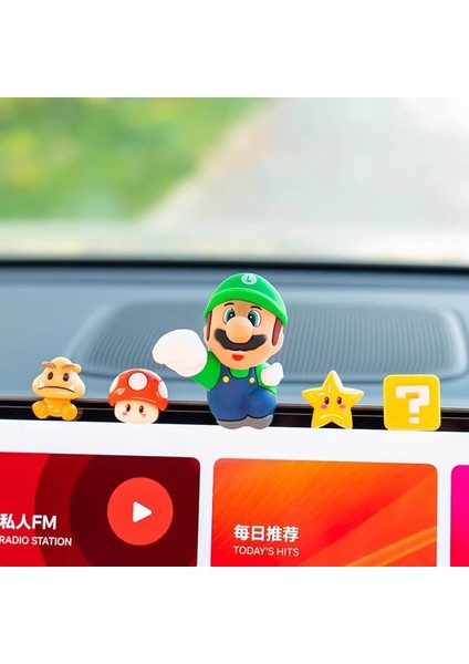 Süper Mario 3D Yapışkan Dekorasyon Süsü (Yurt Dışından)