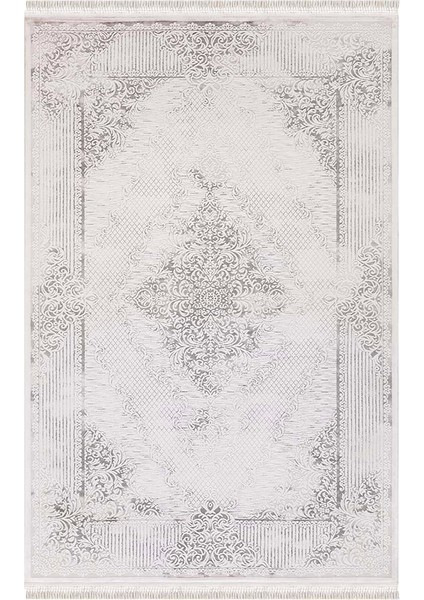 Ipek Mekik Halı Blossom 13641 Gri Salon Halısı