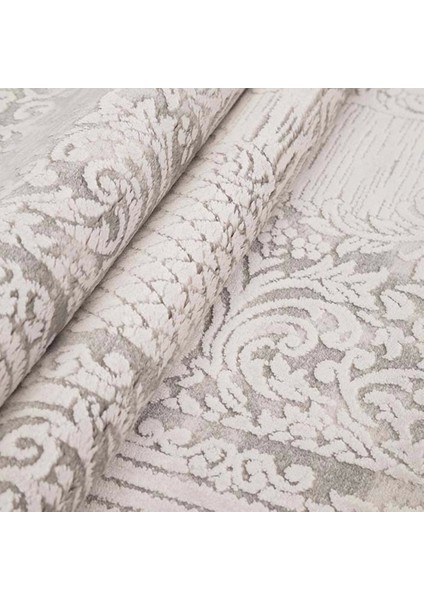 Ipek Mekik Halı Blossom 13641 Gri Salon Halısı
