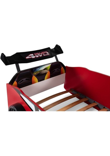 Kırmızı Arabalı Yatak Sport Mst Full Ledli Kumandalı ve Müzikli fiyatları