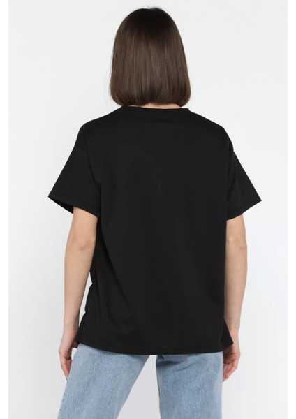 Kadın Bisiklet Yaka Basic Tişört P-00015063 modelleri