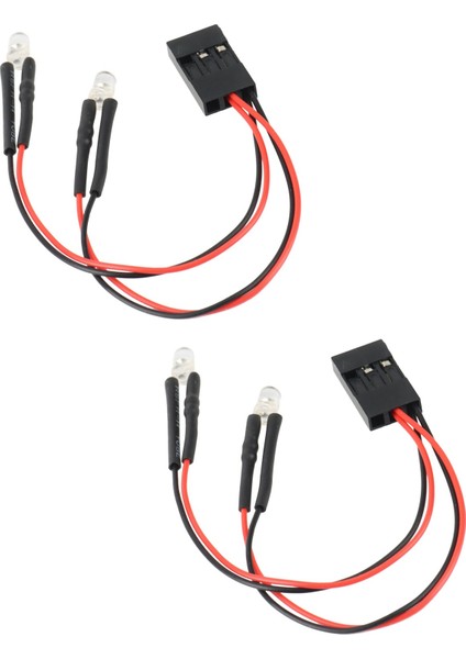 2 Adet 2 LED Işıklar 1/24 Rc Paletli Araba Eksenel SCX24 90081 Parçaları (Yurt Dışından) fiyatları