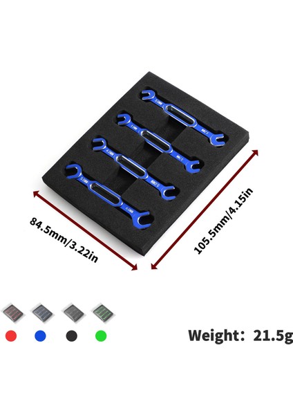 Anahtar Ayarı Itme Çubuğu Anahtarı Gerdirme Somunu Topu Uçlu Bağlantı Sökücü Aracı Rc Araba Için 3/3.2/3.5/3.7/4/5/5.5/6mm-Mavi (Yurt Dışından) modelleri
