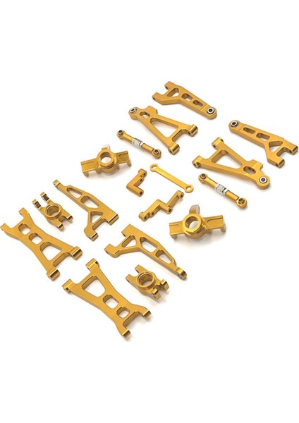 Salıncak Kolu Direksiyon Grubu Kupası 16207 16208 16209 16210 H16 Uzaktan Kumanda Araba Aksesuarları Metal Yükseltme Kiti, Altın (Yurt Dışından)