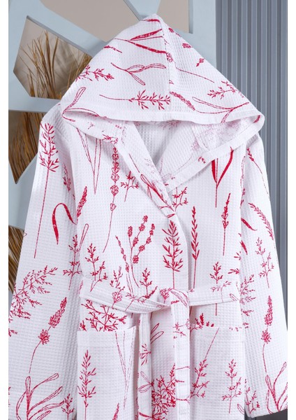 %100 Pamuklu Kadın Bornoz Baskı Desenli Pike Bornoz fiyatları