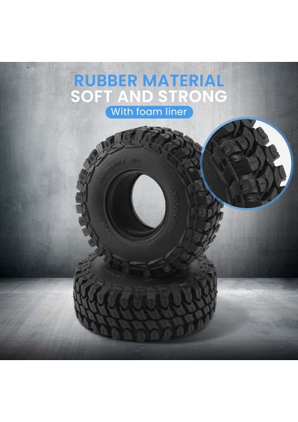 Adet 110MM 1.9 Lastik Lastikler 1/10 Rc Paletli Araba Eksenel SCX10 90046 SCX10 Iıı AXI03007 Trx4 D90 (Yurt Dışından) fırsatları