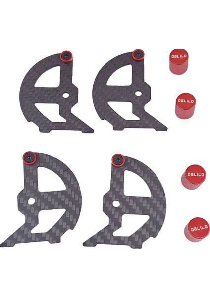 Karbon Fiber Rc Araba Jant Lastik Denge Aracı Somunu 1/8 1/10 1/12 Off-Road Drift On-Road Touring Rc Araba Parçaları (Yurt Dışından)