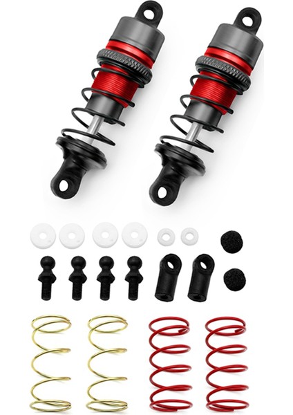 1/10 1 Çift Metal Hidrolik Amortisörler Rc Uzaktan Kumanda Araba Düz Yarış Drift Araba (67MM) Mor (Yurt Dışından) indirimleri