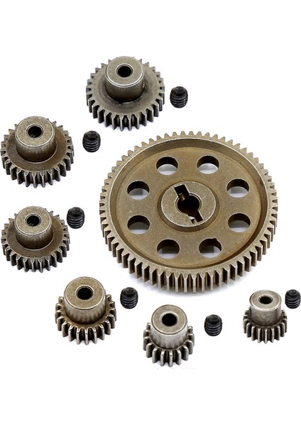 11184 Metal Diferansiyel Ana Dişli 64T Motor Pinyonu Dişli 1/10 Rc Araba ile Uyumlu (Yurt Dışından)