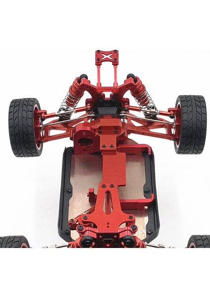 2x Rc Araba Motor Montaj Tutucusu, 144001 Için Motor Dişlisi Ile, Kırmızı (Yurt Dışından)