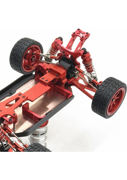 2x Rc Araba Motor Montaj Tutucusu, 144001 Için Motor Dişlisi Ile, Kırmızı (Yurt Dışından)