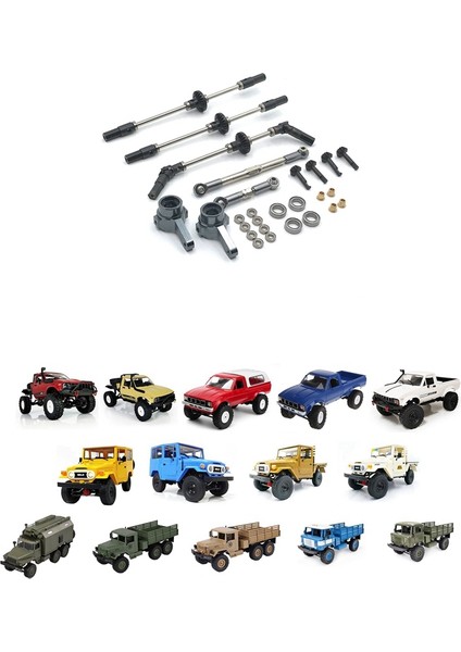 Yükseltme Yılan Balığı Dişli Köprü Aks Gea 1/16 Rc Araba Yedek Parçaları, 6WD ile Uyumlu (Yurt Dışından) fiyatları