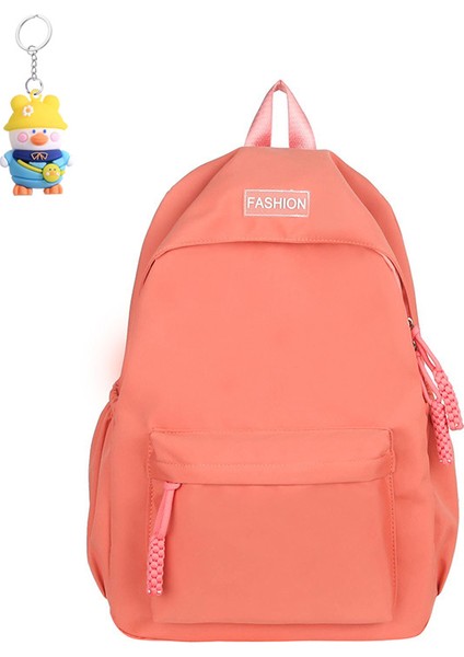 Rahat Büyük Kapasiteli Sırt Çantası Moda Kız Basit Üniversite Öğrencisi Okul Çantası Bilgisayar Sırt (Yurt Dışından)