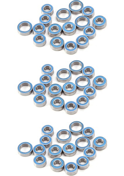 TT02 1/10 Rc Araba Için 48PCS Kauçuk Mühürlü Bilyalı Rulman Kiti (Yurt Dışından)