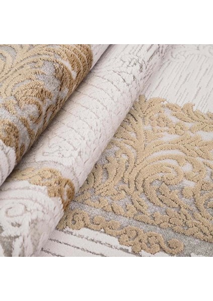 Ipek Mekik Halı Blossom 13420 Hardal Krem Salon Halısı fırsatları