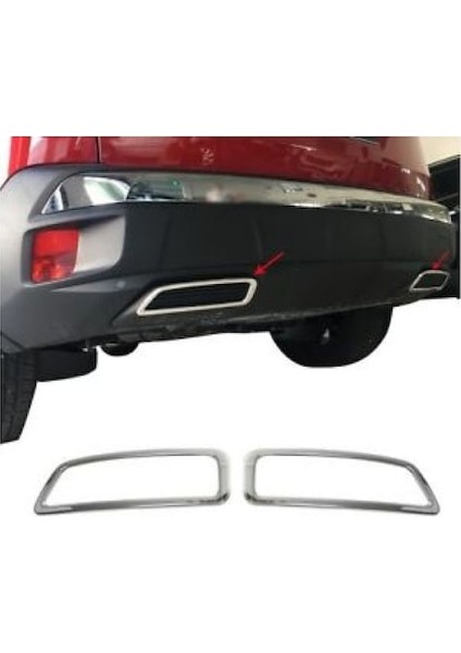 Peugeot 3008 Krom Difüzör 2016 ve Sonrası