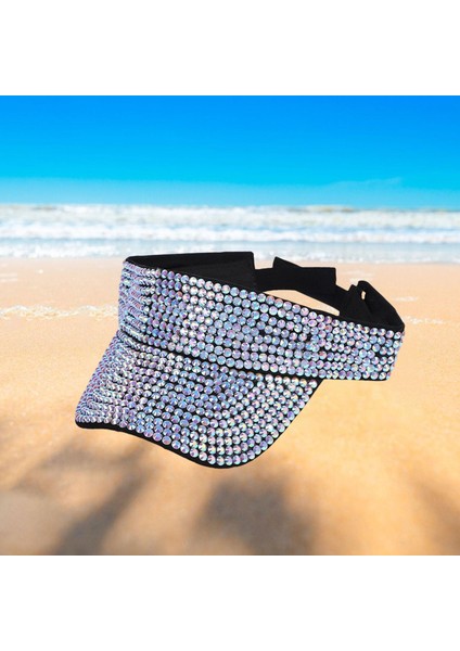 Rhinestones Güneş Visor Ş Viz I Kadınlar Erkekler Tenis ve (Yurt Dışından)