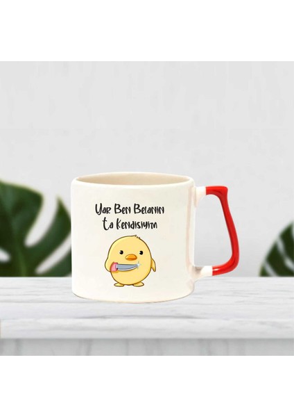 Belalı Civciv Baskılı Kupa