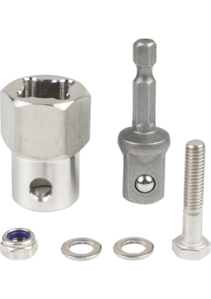 Römork Jak Matkap Adaptörü Paslanmaz Çelik 1/2 Inç Sürücü Soket Adaptörü (Yurt Dışından)