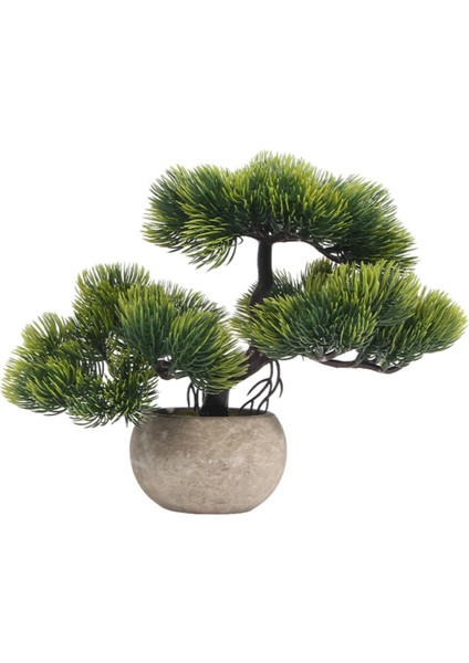 Bonsai Ağı Doğum Günü Hediyesi Sahte Bonsai Ağı Yeşil (Yurt Dışından)