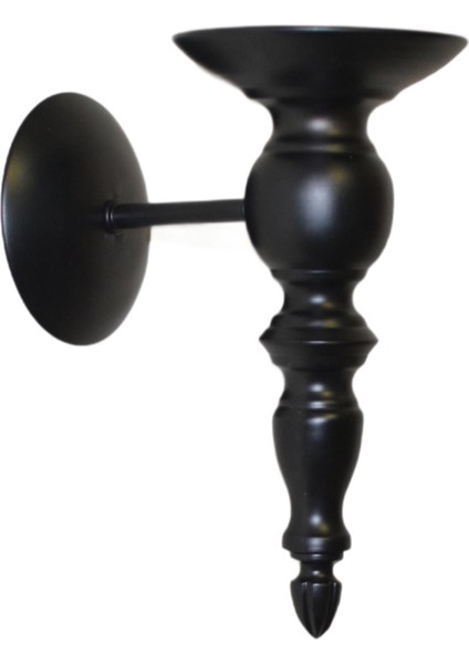 Sütunlar Için Mum Tutucu Tealight Mum Tutucu Siyah (Yurt Dışından)