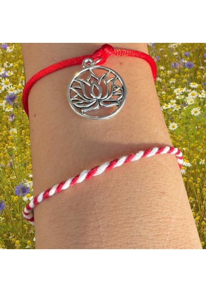 Marteniçka Bileklik Şans Bilekliği Lotus Çiçeği Özel Tasarım Dilek Bilekliği modelleri