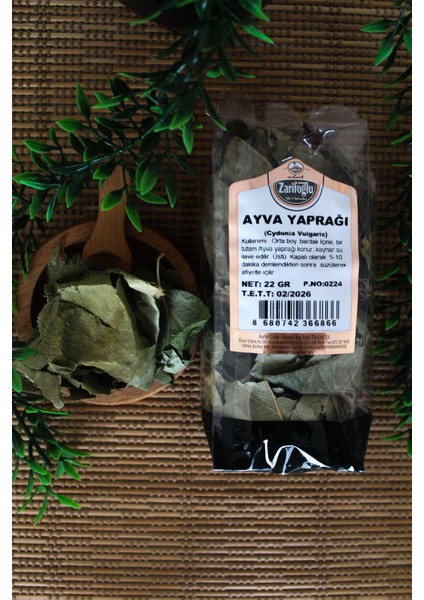Ayva Yaprağı Bitkisi Otu Şifalı Bitkiler 22 gr