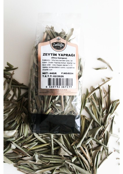 Zeytin Yaprağı Bitkisi Otu Şifalı Bitkiler 44 gr