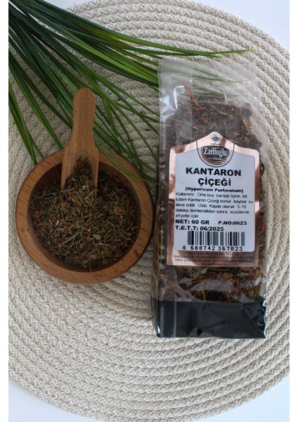 Kantaron Çiçeği Otu Bitkisi Şifalı Bitkiler 60 gr
