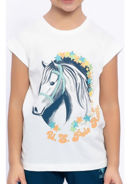 U.s. Polo Assn 1049 Stars Kız Çocuk Kapri Takım