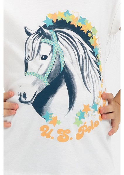 U.s. Polo Assn 1049 Stars Kız Çocuk Kapri Takım