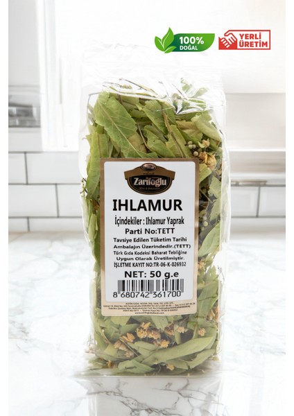 Ihlamur Çayı Otu Bitkisi Şifalı Bitkiler 50 gr