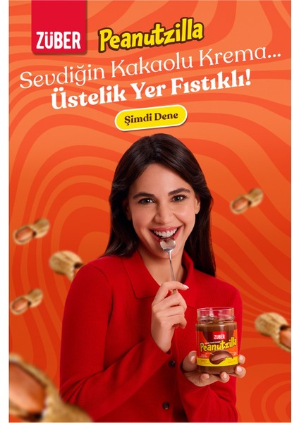 Peanutzilla Kakaolu Fıstık Kreması x 3 Adet